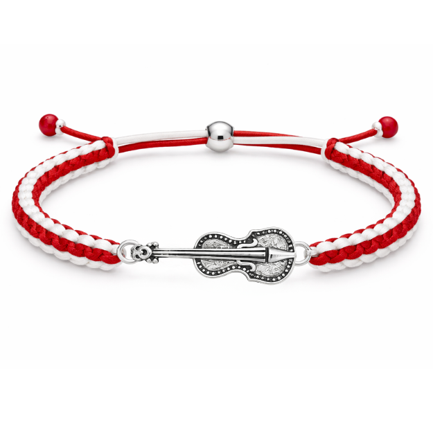 Violin Multi Colored Rope Bracelet - Pick Color