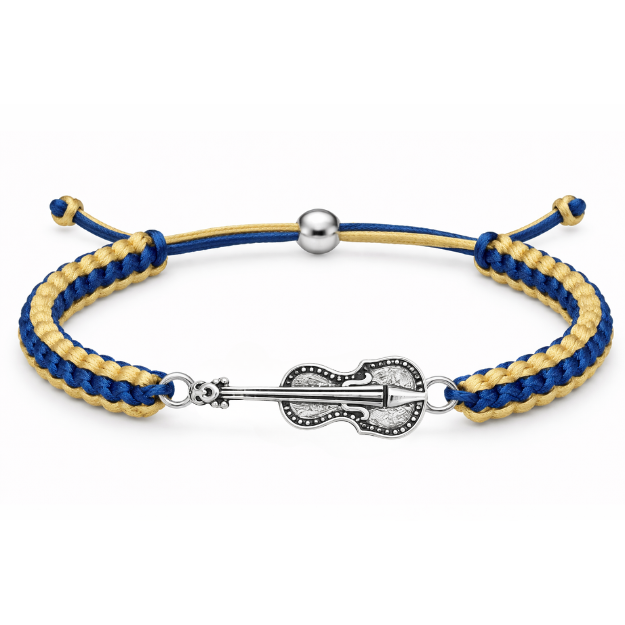 Violin Multi Colored Rope Bracelet - Pick Color