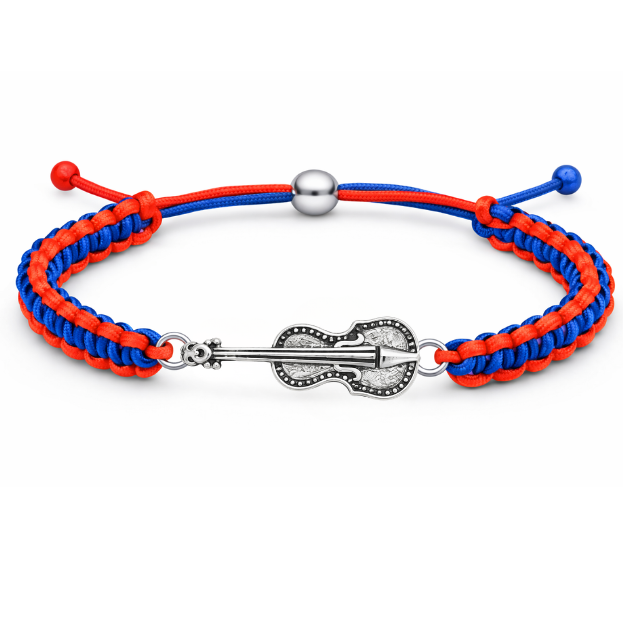 Violin Multi Colored Rope Bracelet - Pick Color