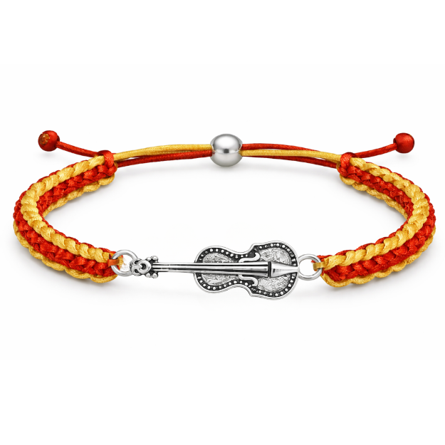 Violin Multi Colored Rope Bracelet - Pick Color