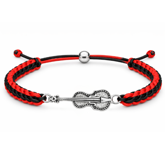 Violin Multi Colored Rope Bracelet - Pick Color