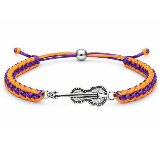 Violin Multi Colored Rope Bracelet - Pick Color