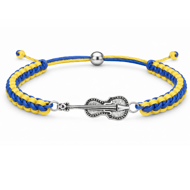 Violin Multi Colored Rope Bracelet - Pick Color