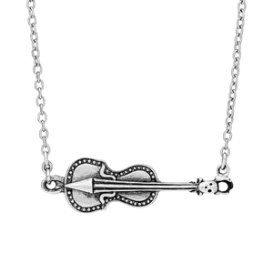 Violin Charm Necklace