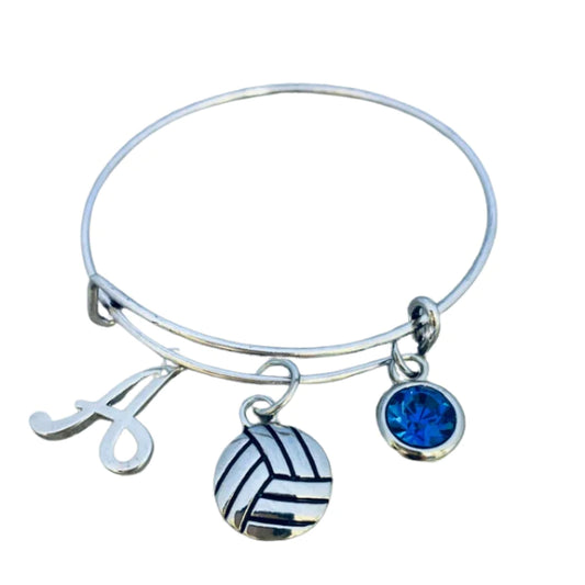 Volleyball Bangle Bracelet