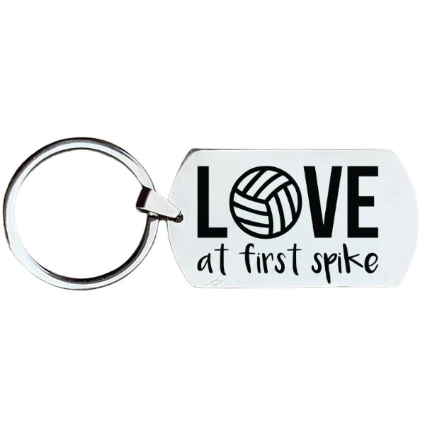 Volleyball Keychain - Love at First Spike