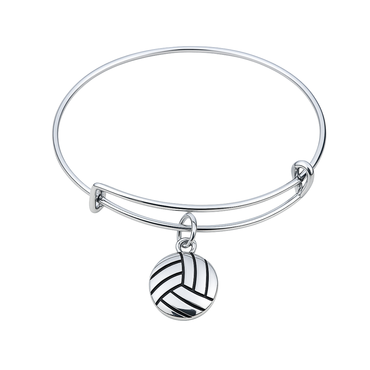 Volleyball Bangle Bracelet