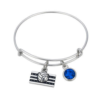 Volleyball Bangle Bracelet