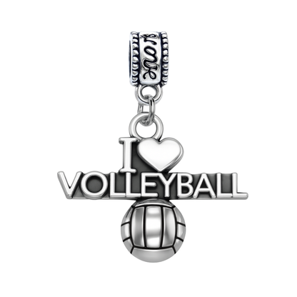 Volleyball Charm Bead - Pick Style