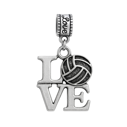 Volleyball Charm Bead - Pick Style