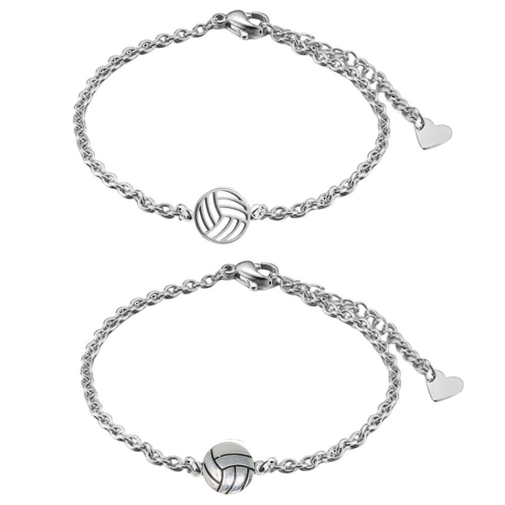 Volleyball Charm Chain Bracelet