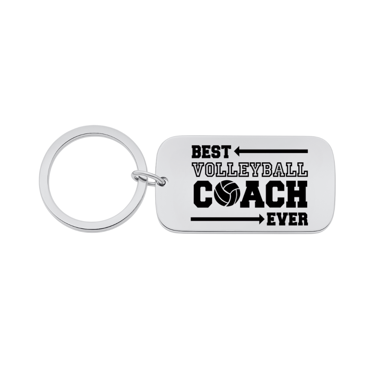 Volleyball Coach Keychain