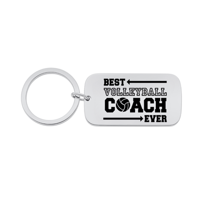 Volleyball Coach Keychain