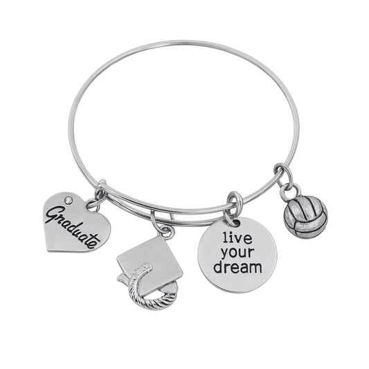 Volleyball Graduation Bracelet- Pick Style