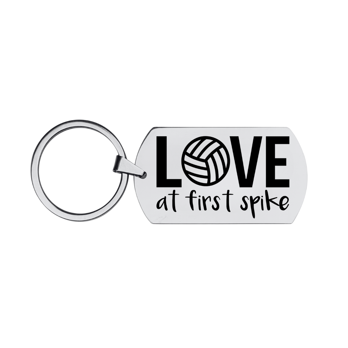 Volleyball Keychain - Love at First Spike