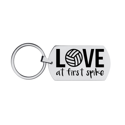Volleyball Keychain - Love at First Spike
