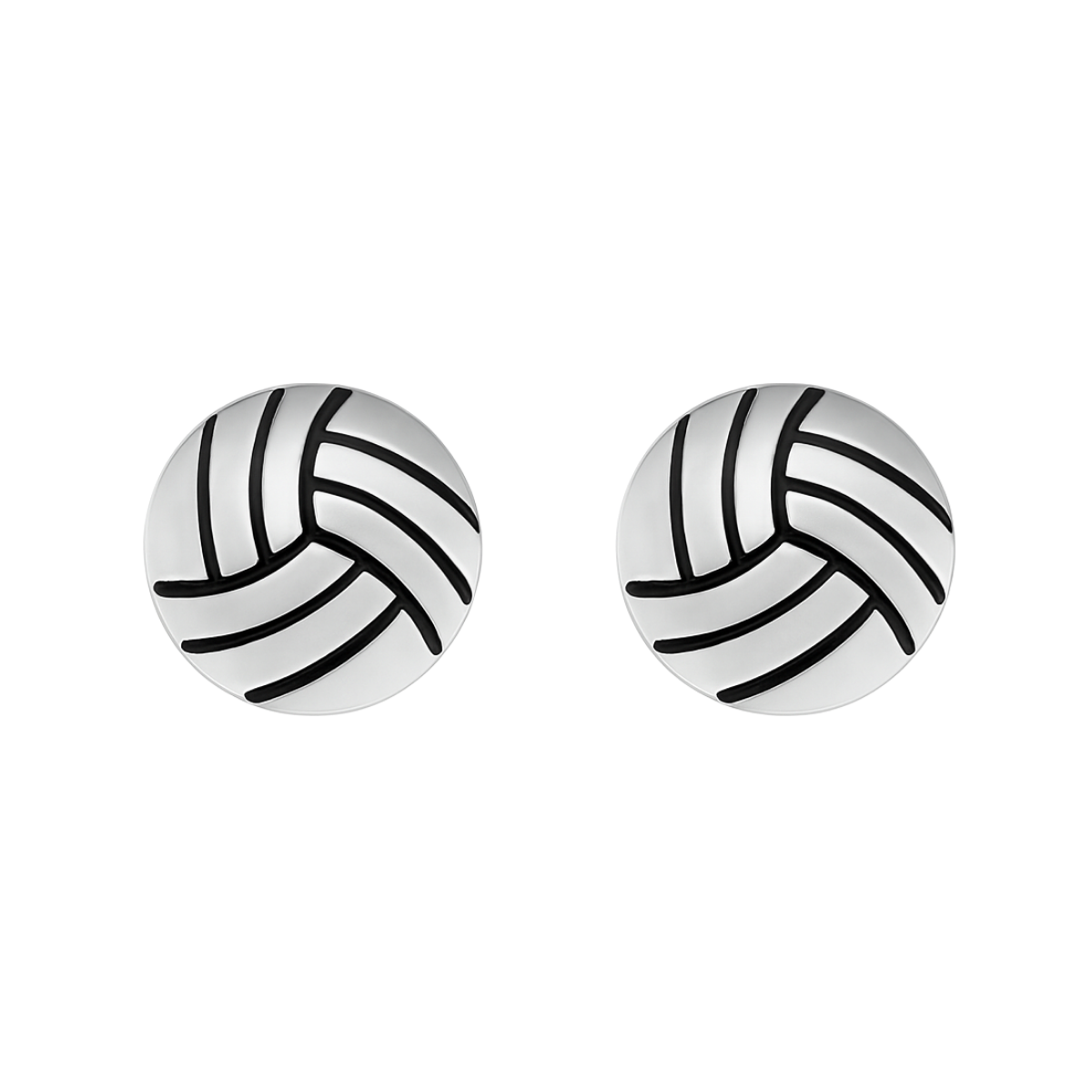 Volleyball Stud Earrings