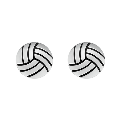 Volleyball Stud Earrings