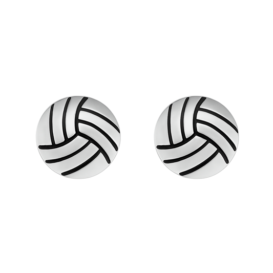 Volleyball Stud Earrings