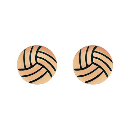 Volleyball Stud Earrings