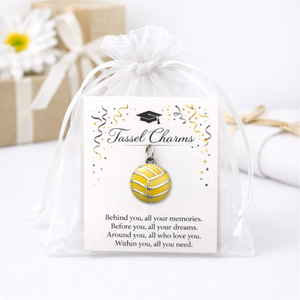 Water Polo Graduation Tassel Charm