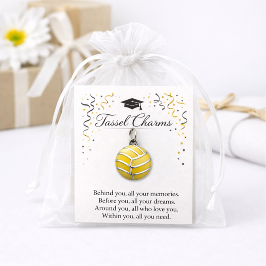 Water Polo Graduation Tassel Charm