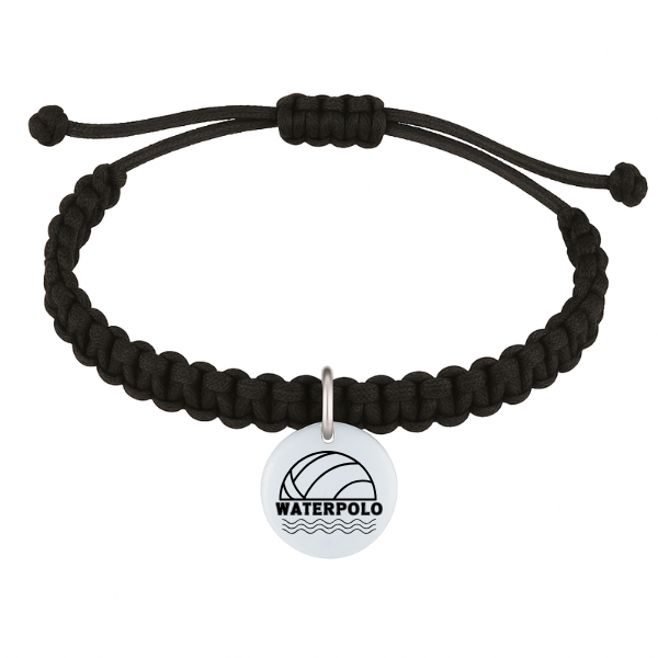 Waterpolo Stainless Steel Charm Rope Bracelet
