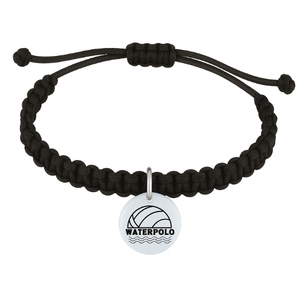 Waterpolo Stainless Steel Charm Rope Bracelet