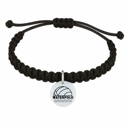Waterpolo Stainless Steel Charm Rope Bracelet
