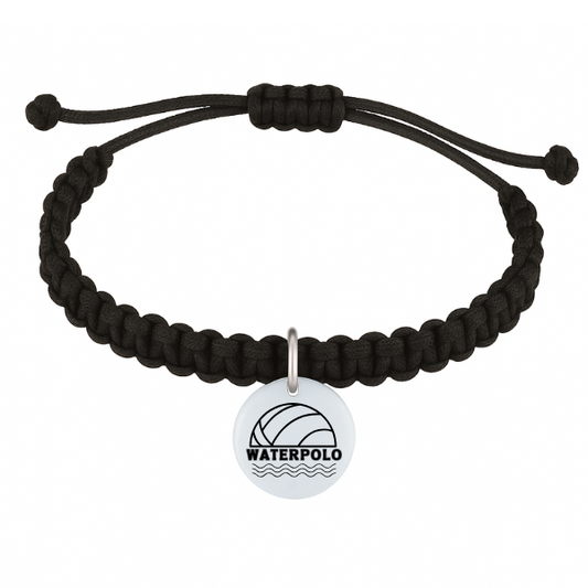 Waterpolo Stainless Steel Charm Rope Bracelet