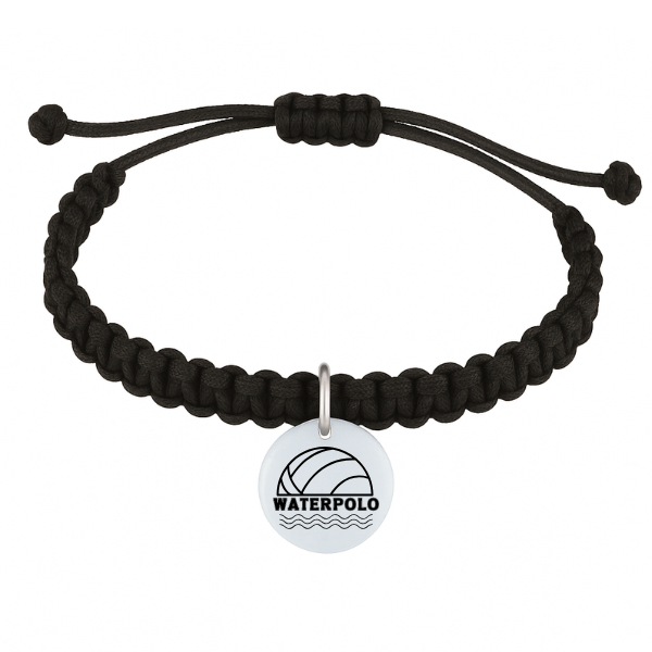Waterpolo Stainless Steel Charm Rope Bracelet