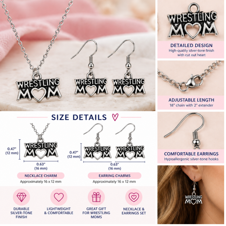 Wrestling Mom earrings