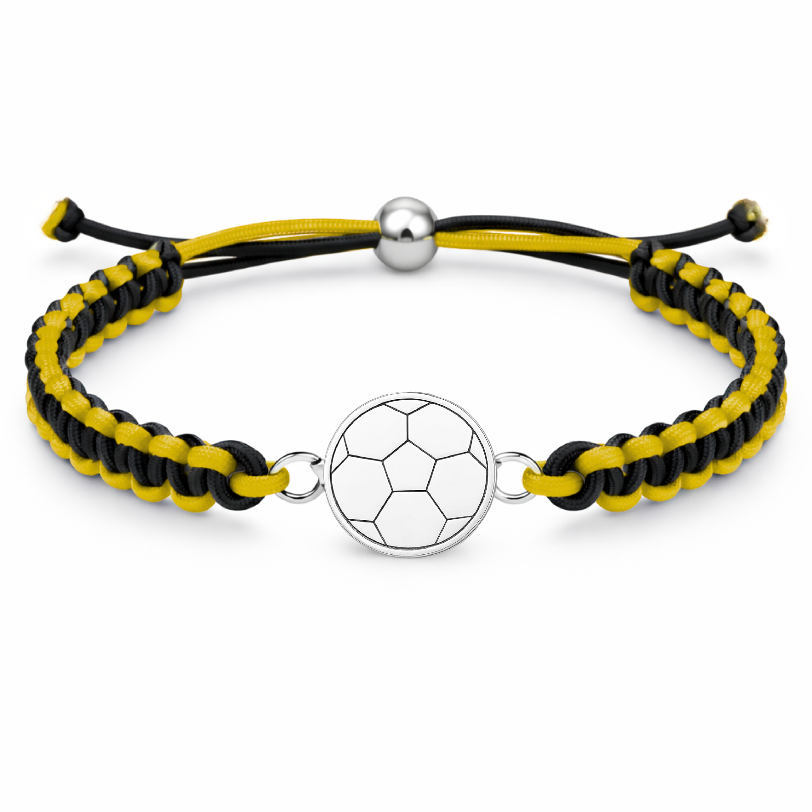 Multi Colored Soccer Bracelet - Pick Colors & Charms