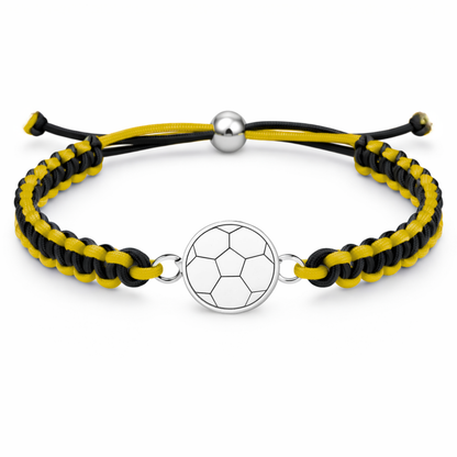 Multi Colored Soccer Bracelet - Pick Colors & Charms