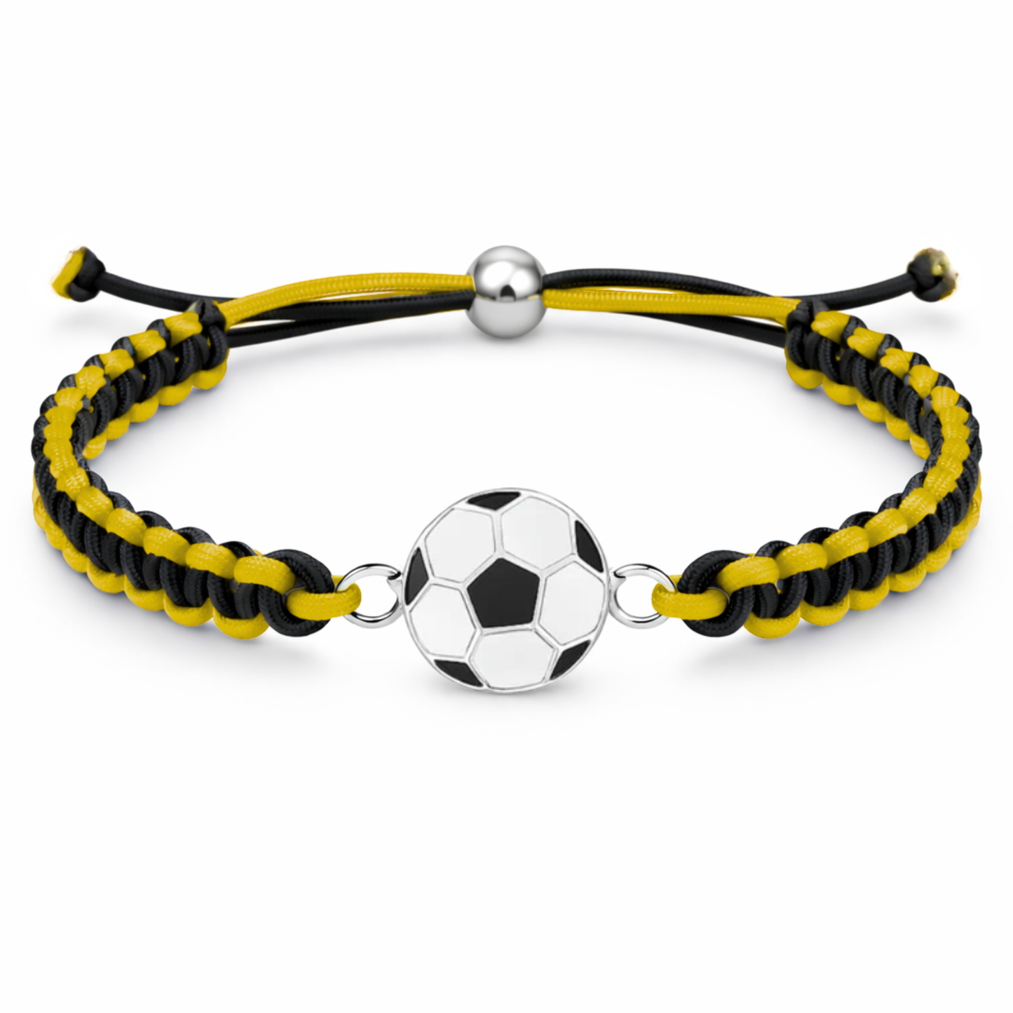 Multi Colored Soccer Bracelet - Pick Colors & Charms