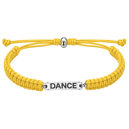 Dance Bar Adjustable Rope Bracelet