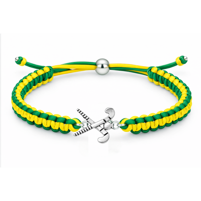 Field Hockey Multi Colored Rope Bracelet - Pick Colors