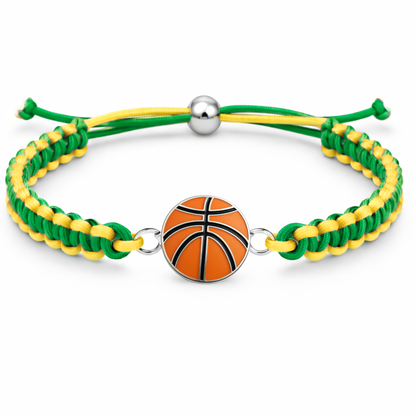 Multi Colored Basketball Rope Bracelet - Pick Color