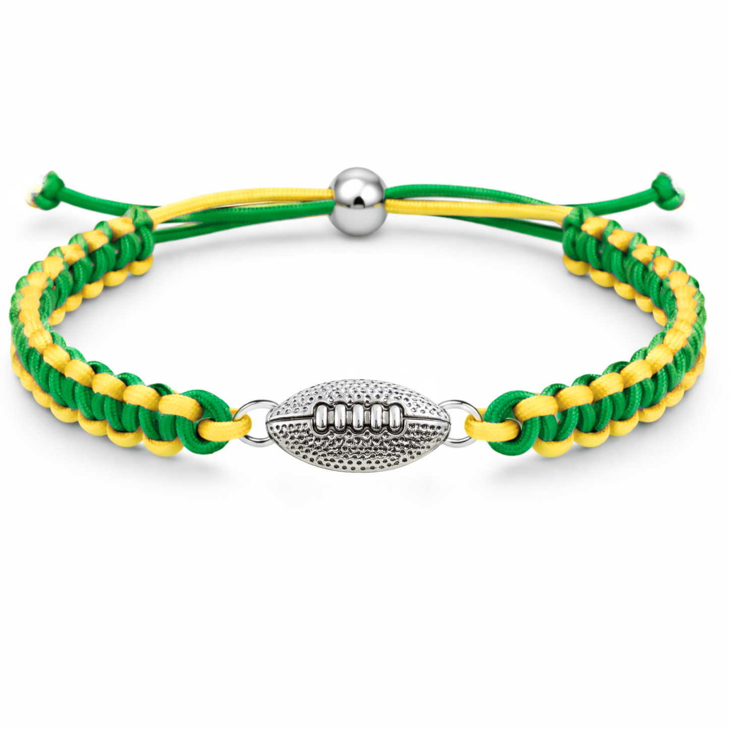 Multi Colored Football Rope Bracelet - Pick Color