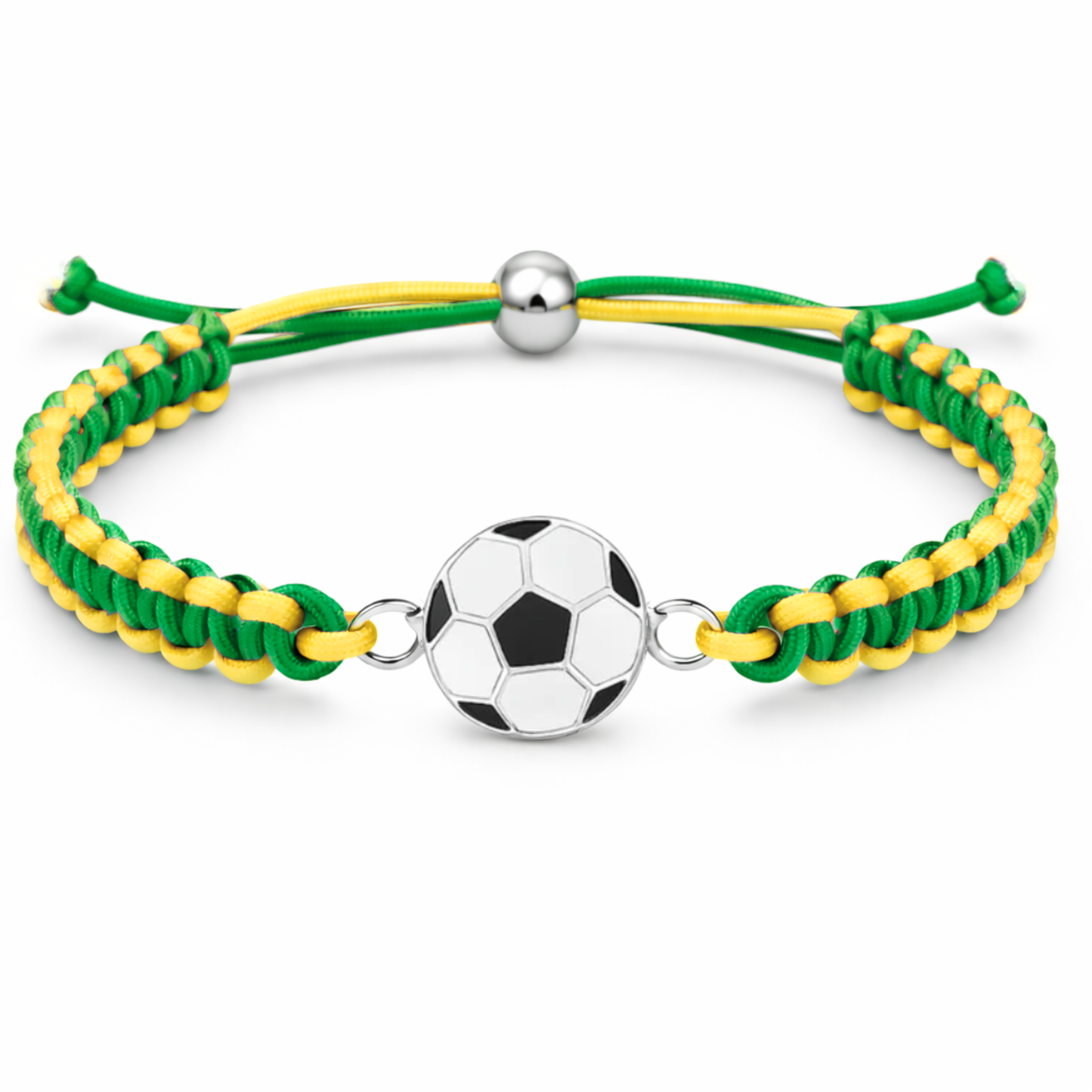 Multi Colored Soccer Bracelet - Pick Colors & Charms