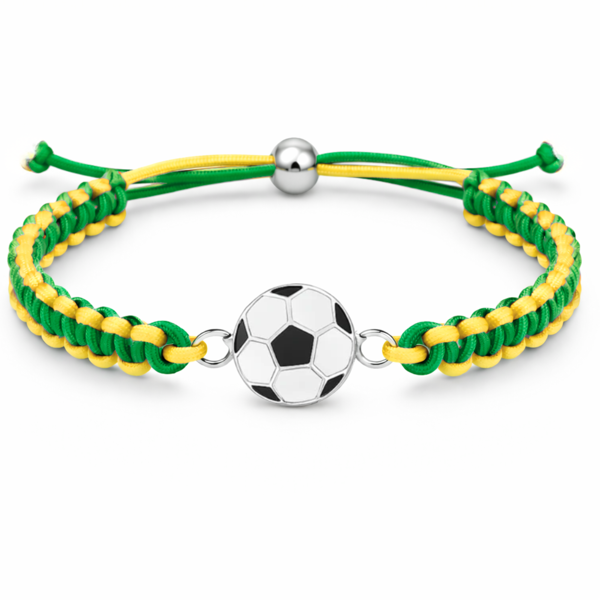 Multi Colored Soccer Bracelet - Pick Colors & Charms