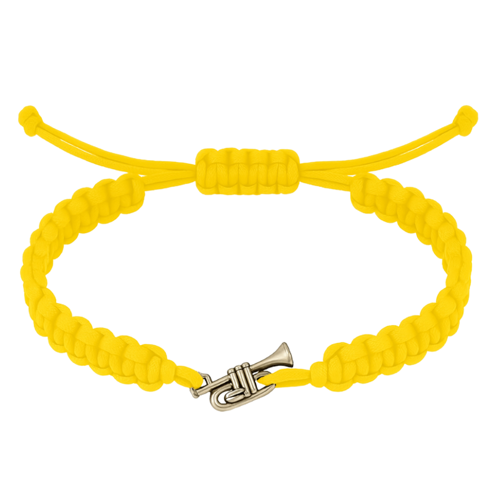 Trumpet Adjustable Rope Bracelet