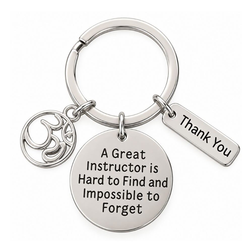 Yoga Instructor Keychain