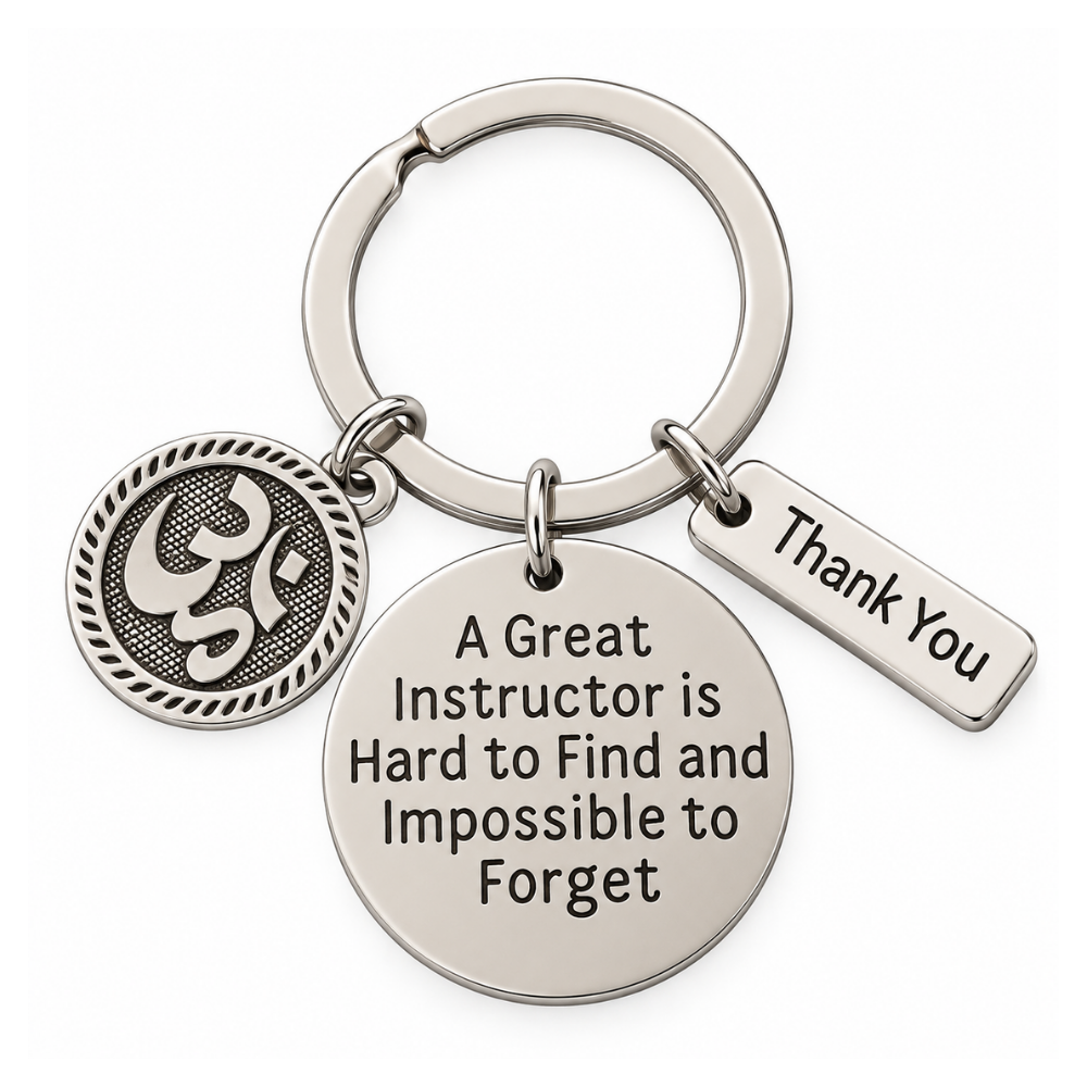 Yoga Instructor Keychain