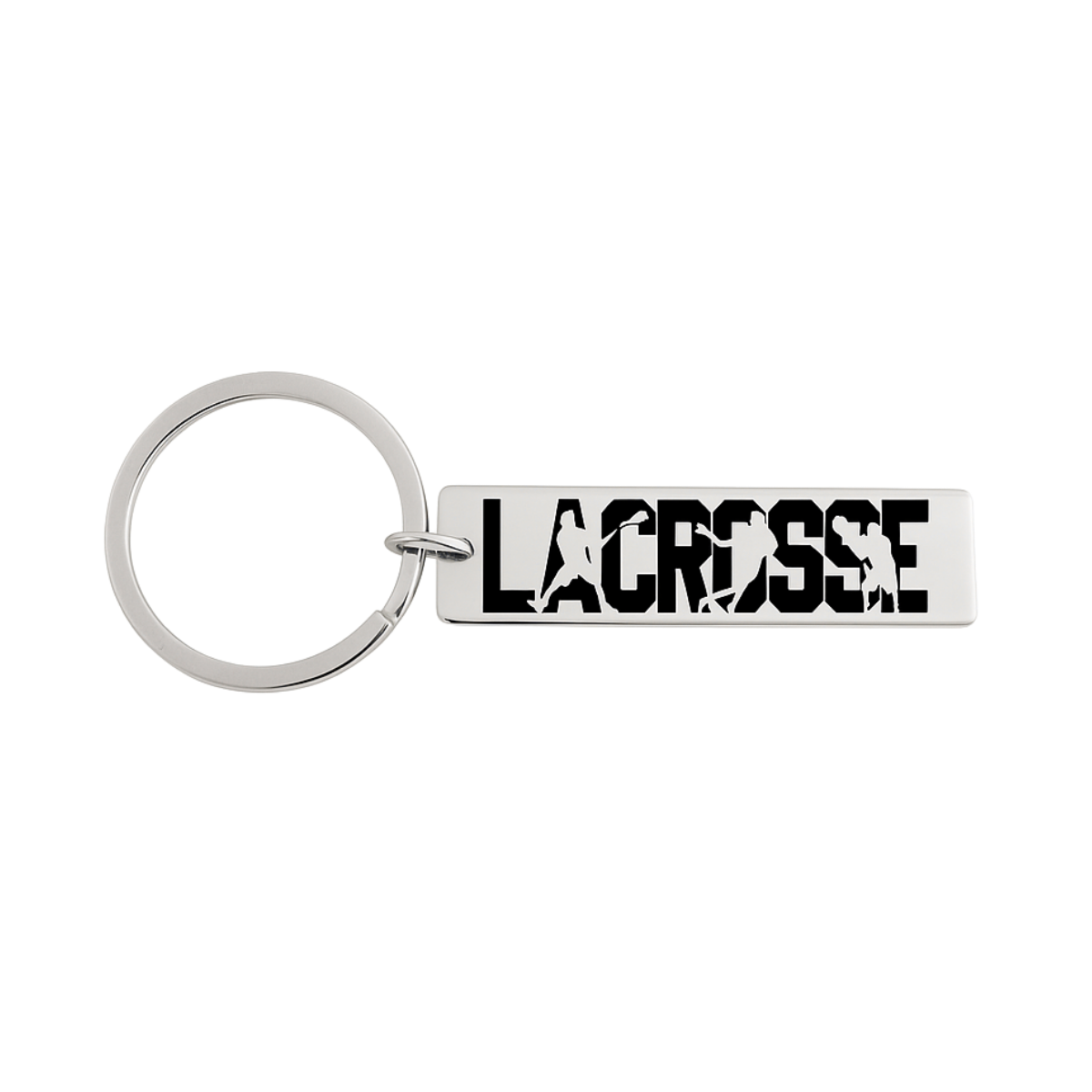 Boys Lacrosse Bar Keychain