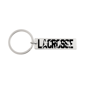 Boys Lacrosse Bar Keychain