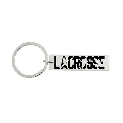 Boys Lacrosse Bar Keychain
