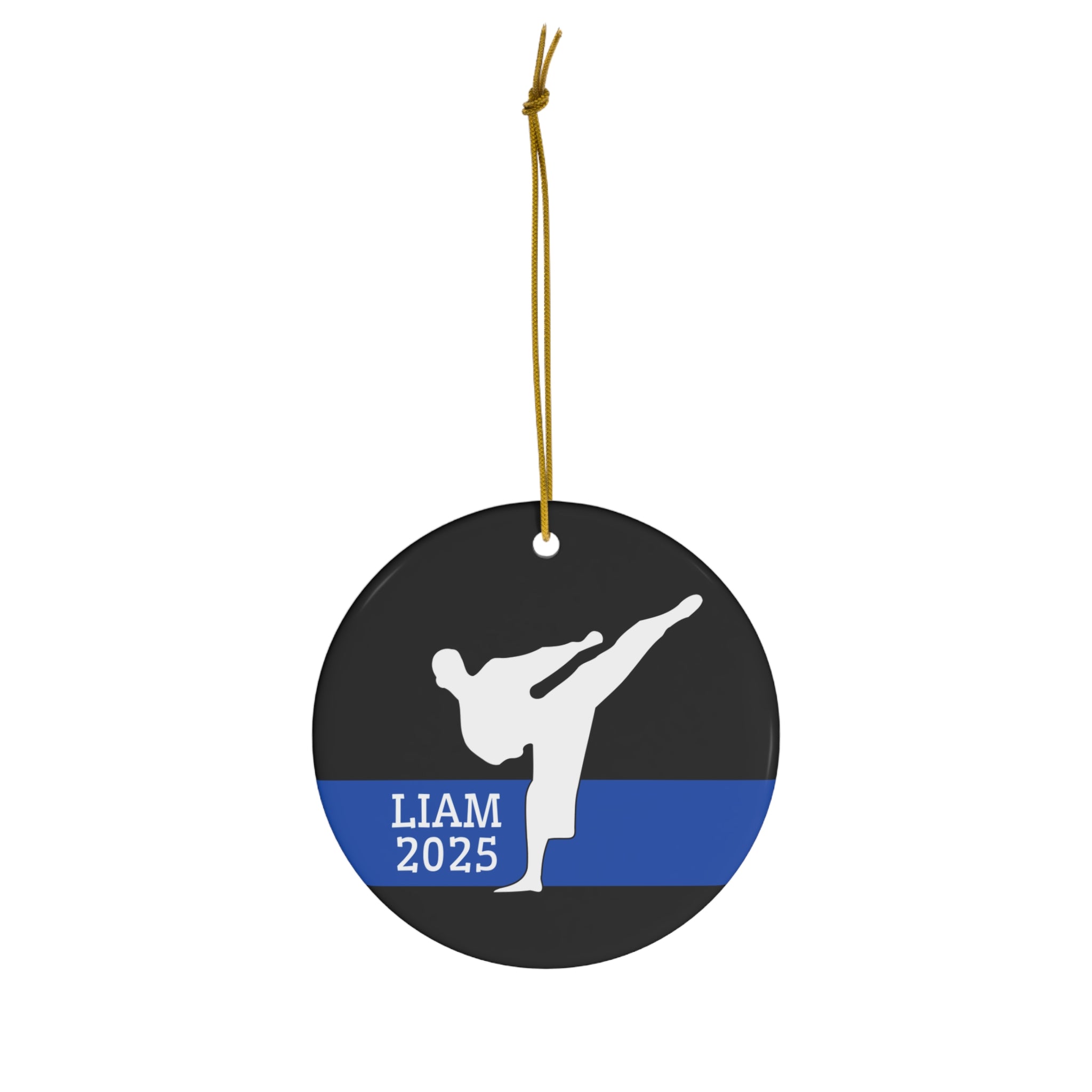 Karate Ornament, 2025 Personalized Karate Christmas Ornamen