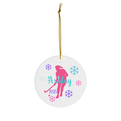 Field Hockey Ornament