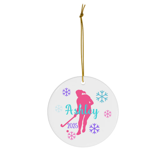 Field Hockey Ornament